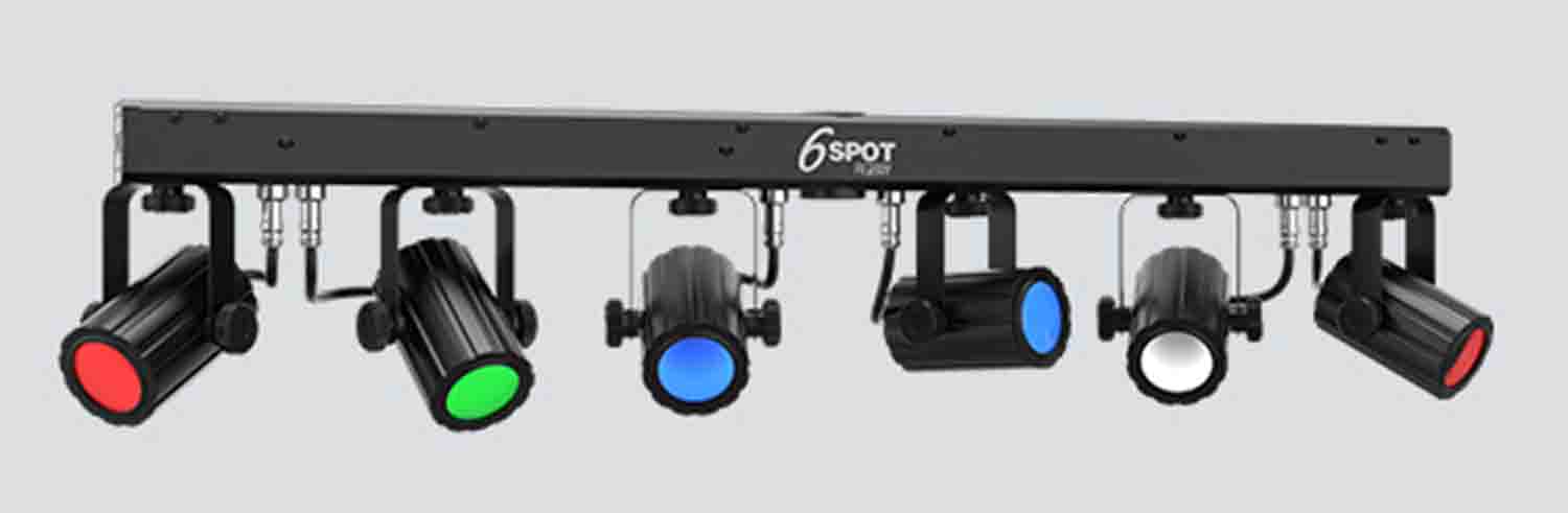 Chauvet DJ 6SPOT RGBW, High Intensity Quad Color (RGBW) LED Effect Lighting - Hollywood DJ