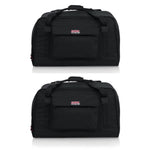 Gator GPA-TOTE12 Tote Bag for 12 Inch Speakers 2-Pack fits K12, iQ12, DRX12 - Hollywood DJ