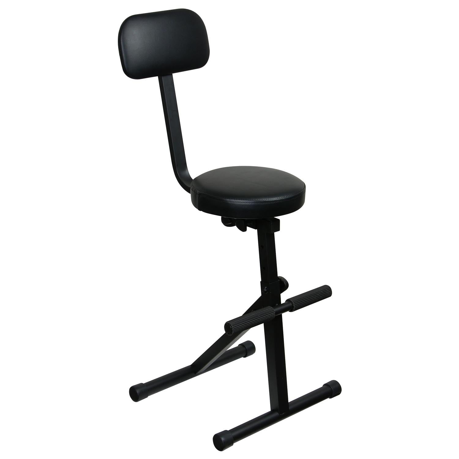 Odyssey DJCHAIR Height Adjustable Chair for DJ - Black - Hollywood DJ