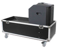ProX X-EV-EVOLVE50X2W Flight Case for 2 EV Evolve 50 Compact Array Systems with Wheels ATA Style - Hollywood DJ