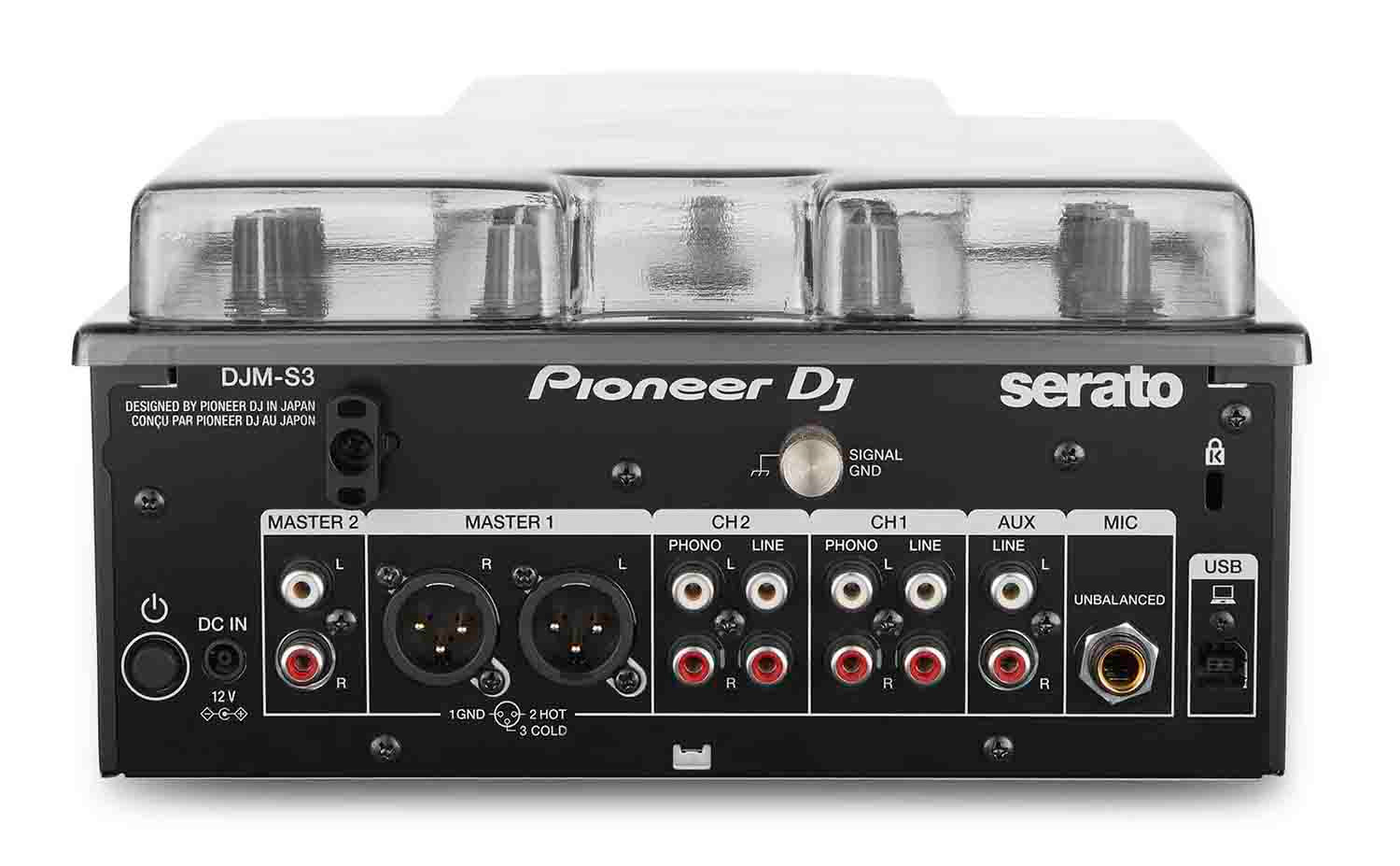 Decksaver Cover DS-PC-DJMS3 For Pioneer DJM-S3 DJ Mixer - Hollywood DJ