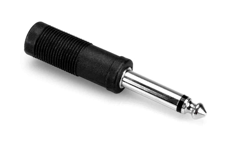 Hosa GPP-290, 1/4" TRS Female to 1/4" TS Male Adapter - Hollywood DJ