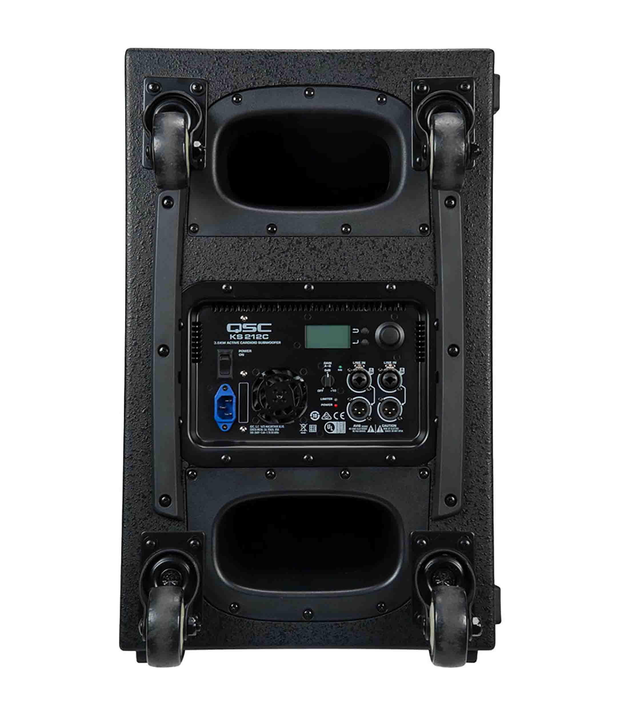 QSC KS212C Powered Subwoofer 3,600W Dual 12 Inch Cardioid Directional - Hollywood DJ
