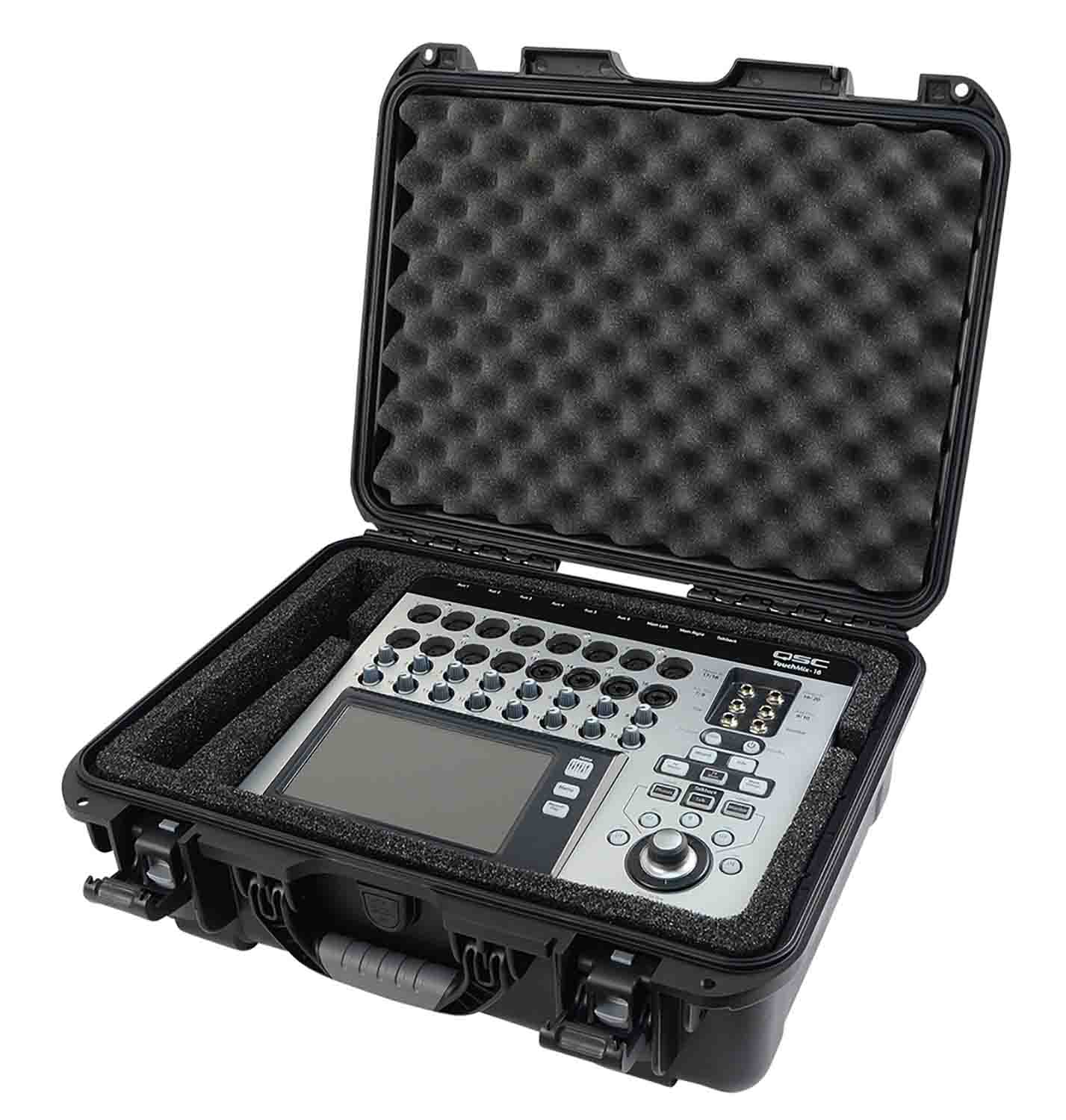 Gator Cases GMIX-QSCTM16-WP Waterproof DJ Case for QSC Touchmix 16 Mixing Console - Hollywood DJ
