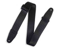 Levy's Leathers M8SB-BLK 2” Wide Seatbelt Guitar Strap - Black - Hollywood DJ