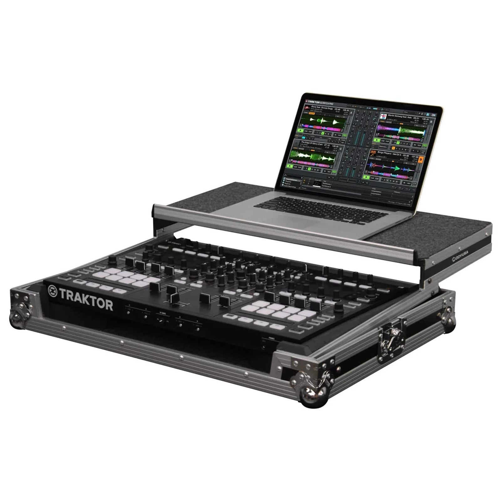 Odyssey FZGSTKS8 Flight Case with Glide Platform For Native Instruments Traktor Kontrol S8 - Hollywood DJ