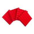 Gator Frameworks GFW-ACPNL1212PRED-4PK Red 12x12" Acoustic Pyramid Panel - 4 Pack - Hollywood DJ