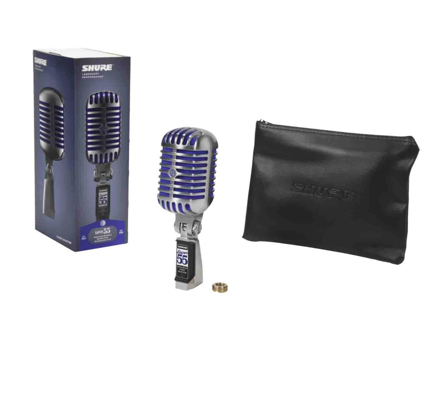 Shure SUPER 55 Deluxe Vocal Microphone - Hollywood DJ