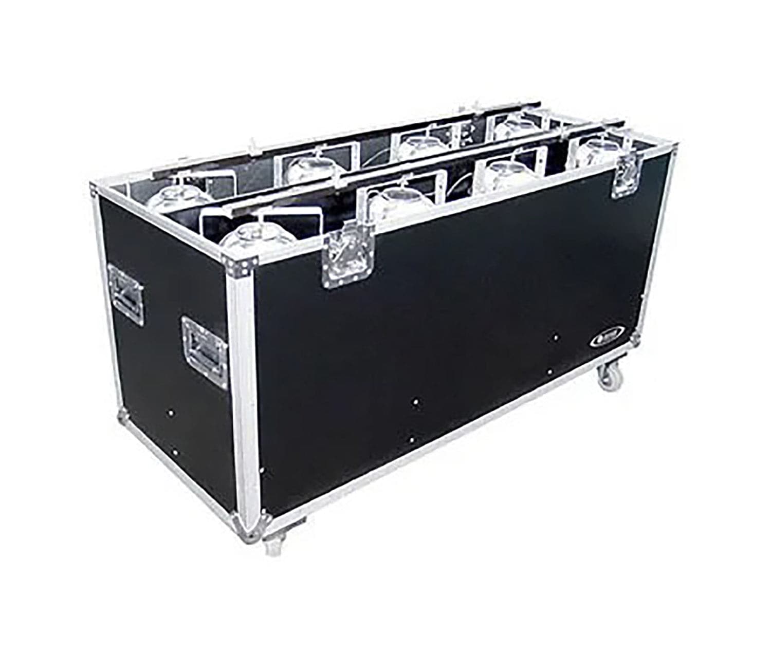 Odyssey FZPAR2W, Utility Flight Case For Eight Par 64 - Hollywood DJ