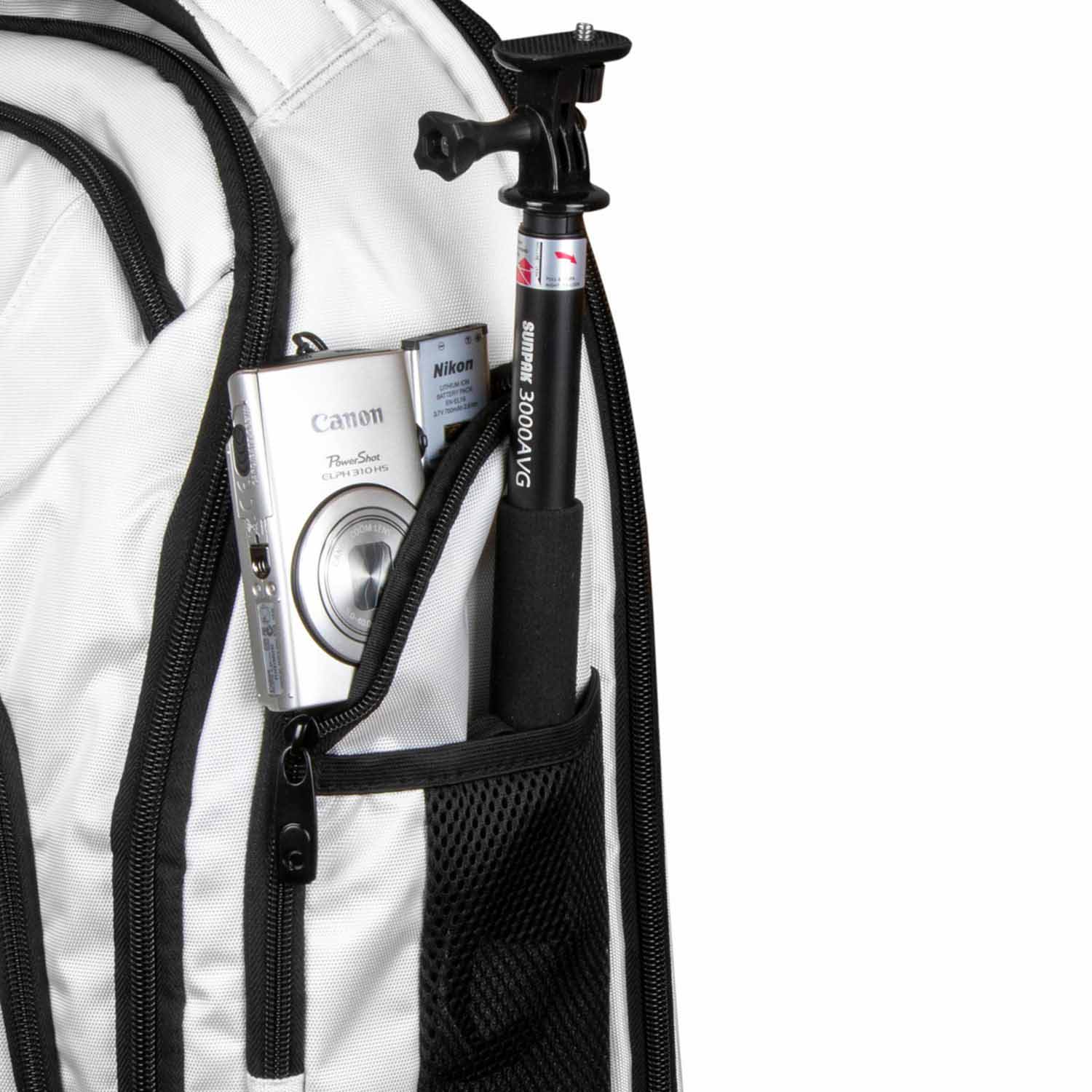 Odyssey BPBACKTRAKXLWHT Backtrak XL DJ Backpack - White Odyssey