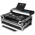 Odyssey FZGSFLX10W1M 1U Flight Case with Glide Style Laptop Platform and Wheels for Pioneer DDJ-FLX10 - Hollywood DJ