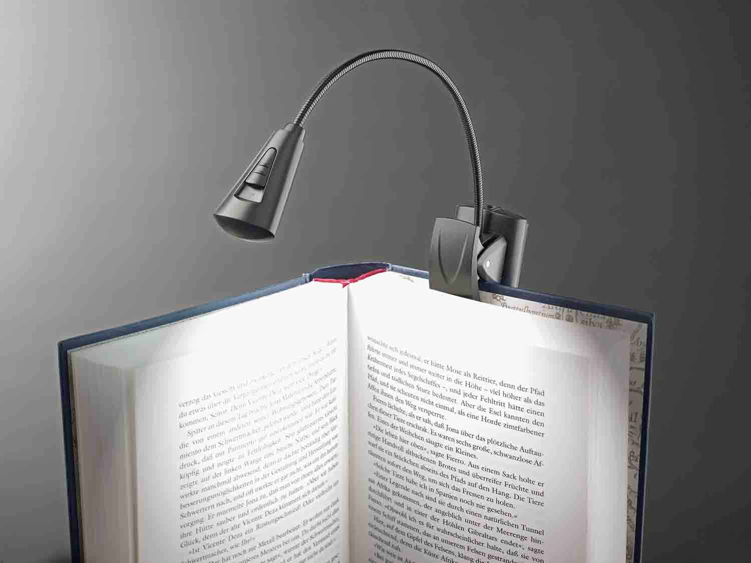 K&M 12242 FlexLight Music Stand - 2 LEDs, Black - Hollywood DJ