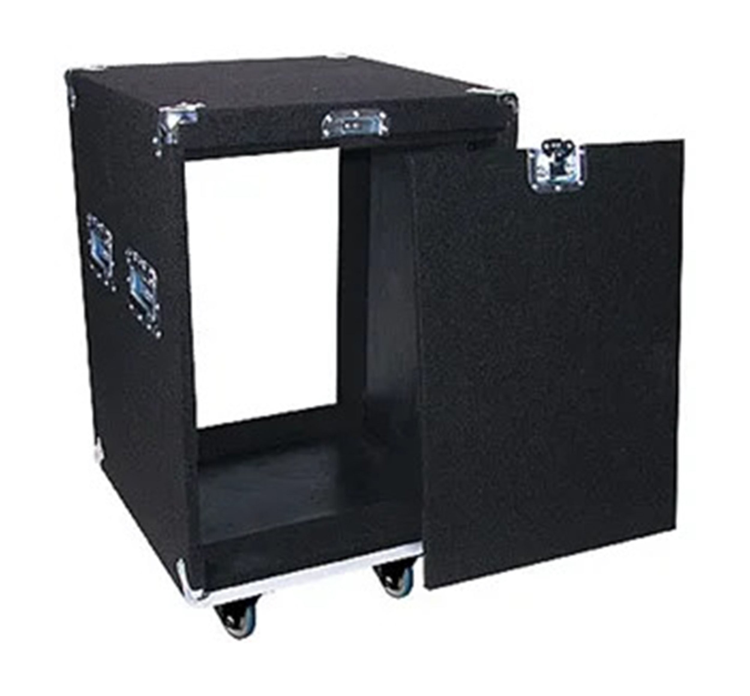 Odyssey CRP14W Pro 14U Carpeted Rack Case with Wheels - Hollywood DJ