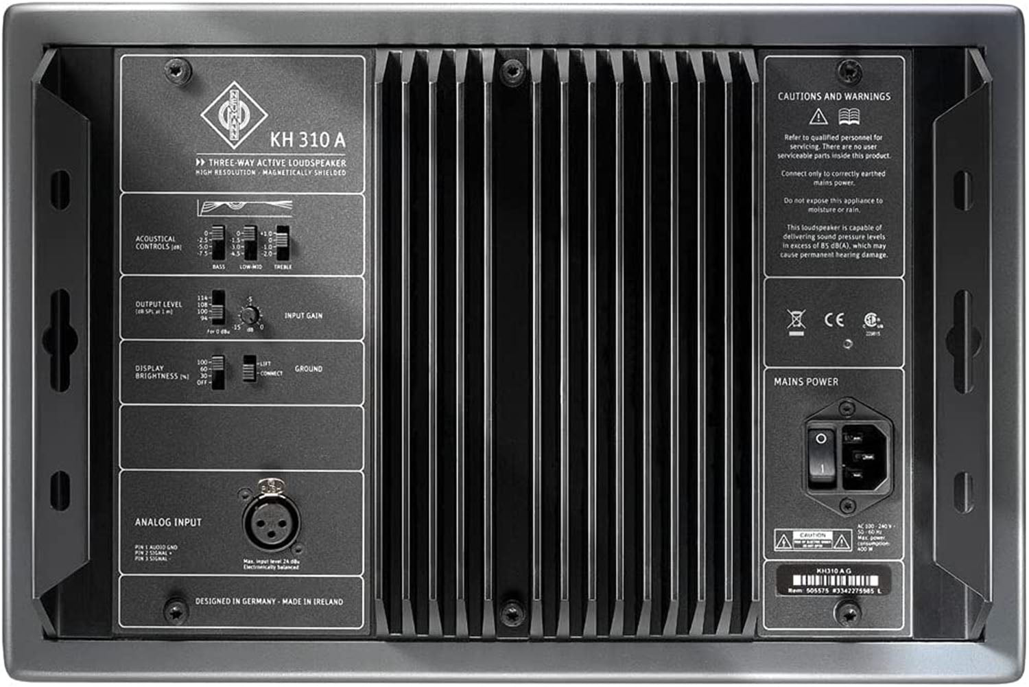 Neumann KH 310 A R G High-Resolution Tri Amplified Near Field Monitor - Hollywood DJ