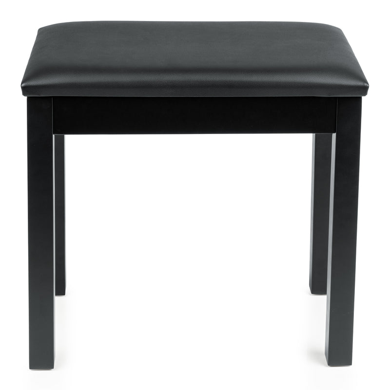 Gator Frameworks GFW-KEYBENCH-WDBK Traditional Wooden Keyboard and Piano Bench - Black - Hollywood DJ