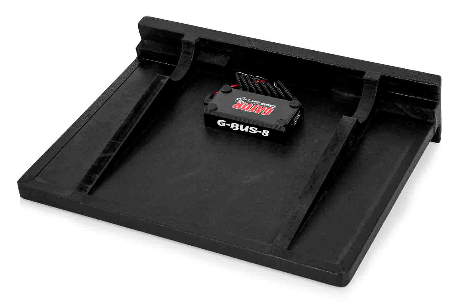 Gator Cases GPT-BL-PWR Guitar Pedal Board with Nylon Carry Bag and Power Supply - Hollywood DJ