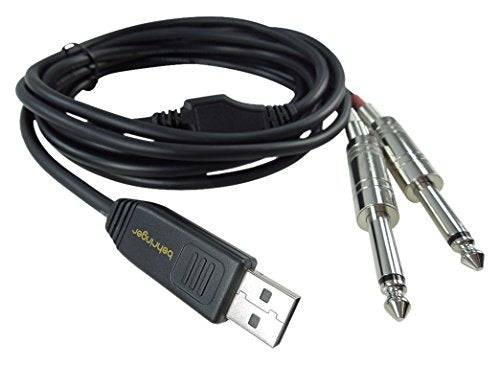 Behringer LINE-2-USB Setero 1/4 Line In to USB Interface Cable - Hollywood DJ