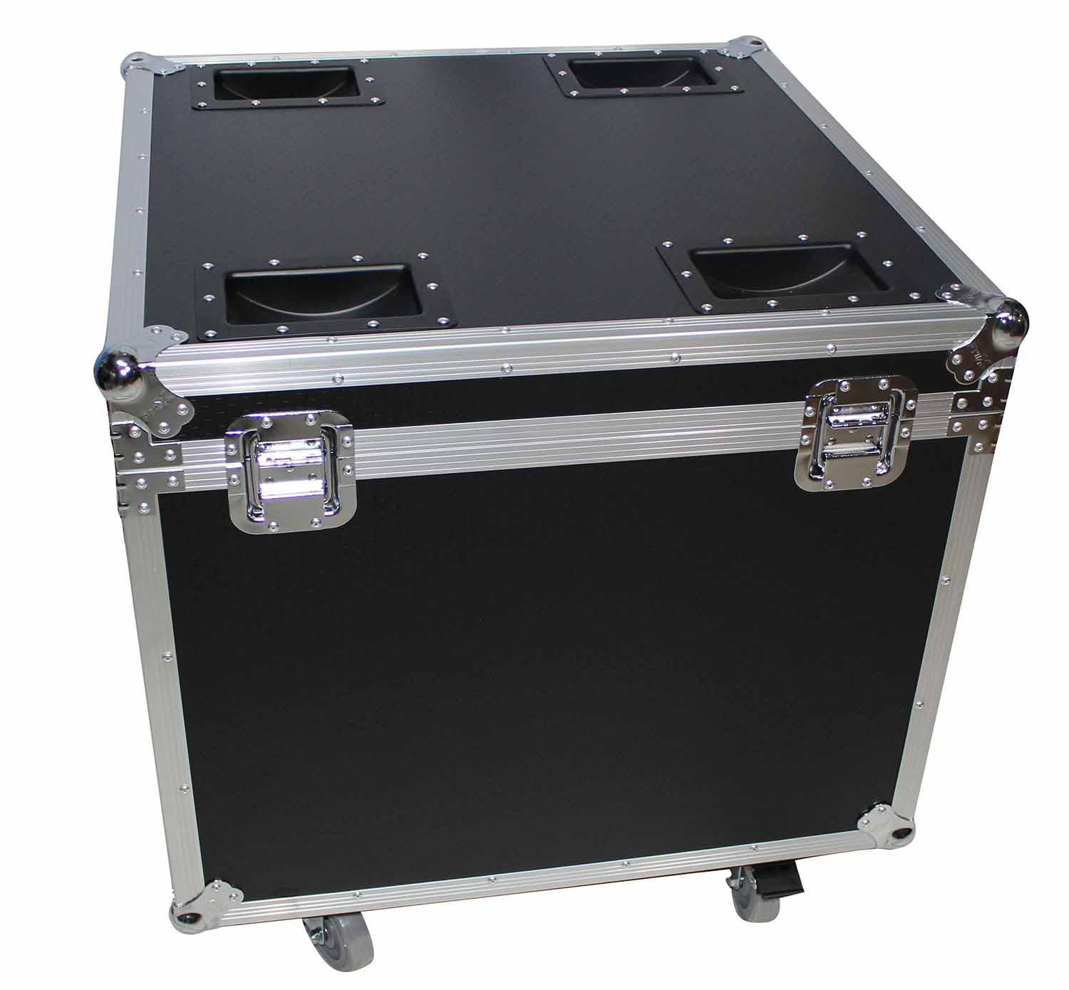 ProX XS-UTL6 Heavy Duty Utility Trunk Case with Caster Cups 4 4" Casters - 29.5" x 29.5" x 29" - Hollywood DJ