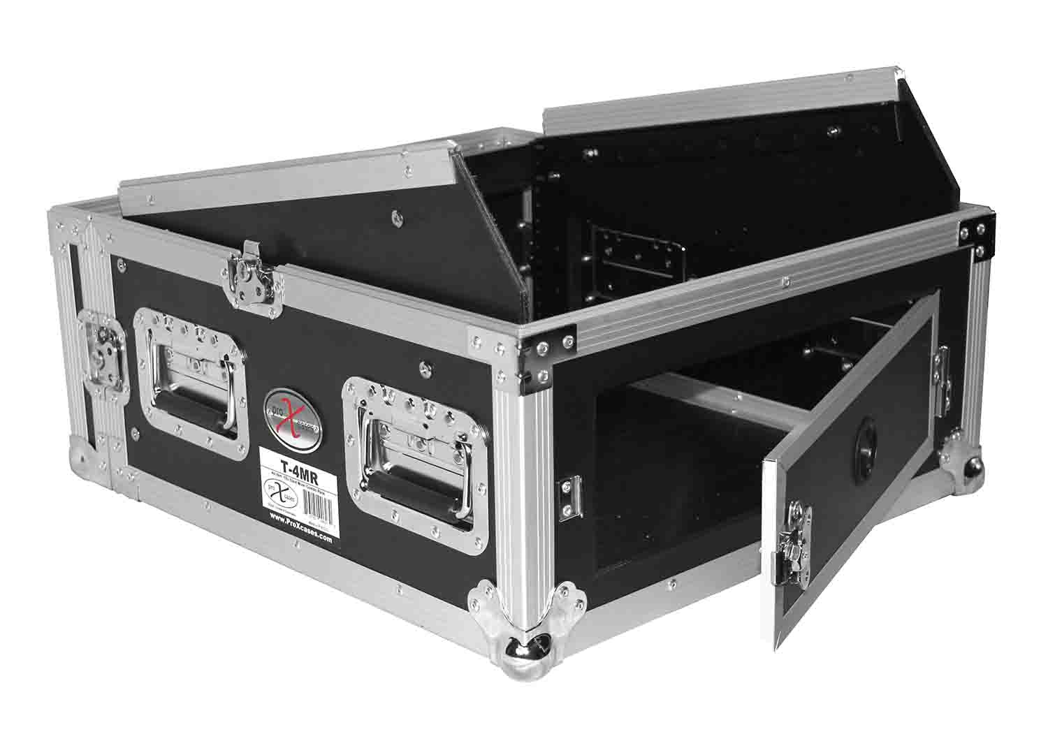 ProX T-4MRSSMK2 4U Rack x 10U Top Mixer DJ Combo Flight Case - Hollywood DJ