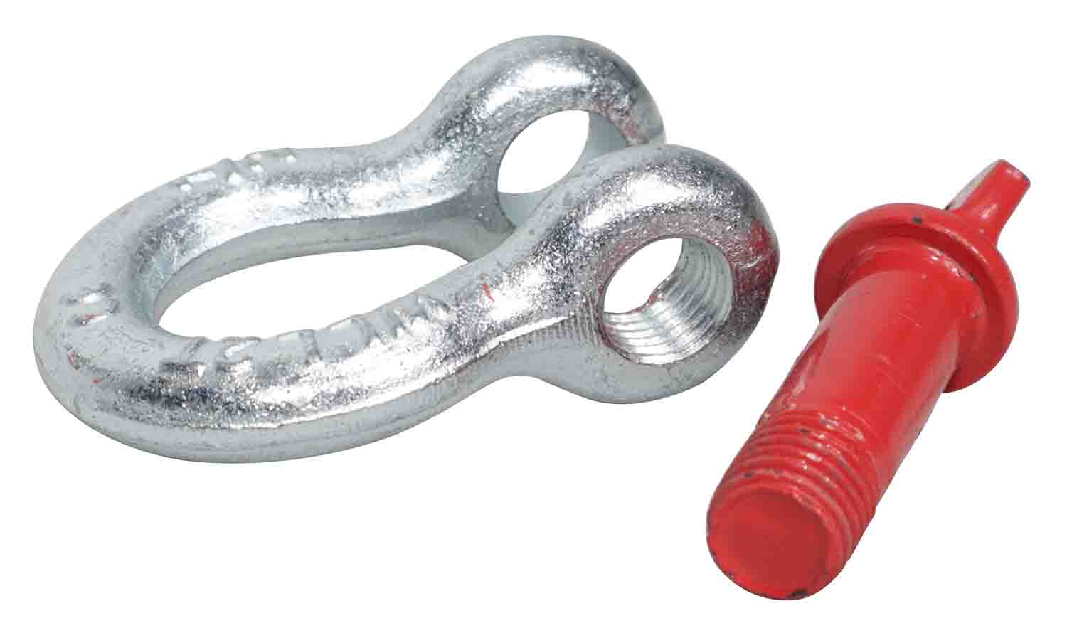 PROX XT-USHACKLE050, 2 Ton 1/2" Galvanized Screw Pin Anchor U Shackle - Hollywood DJ