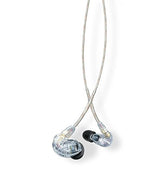 Shure SE215-CL Sound Isolating Earphones In-ear Monitors with Detachable Kevlar Reinforced Cables and Accessories Kit Clear | Open Box - Hollywood DJ