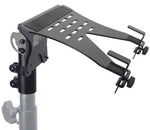 ProX X-LTF01BK Laptop Shelf Fits on Speaker Stand & Monitor VESA Arm Mount - Black - Hollywood DJ