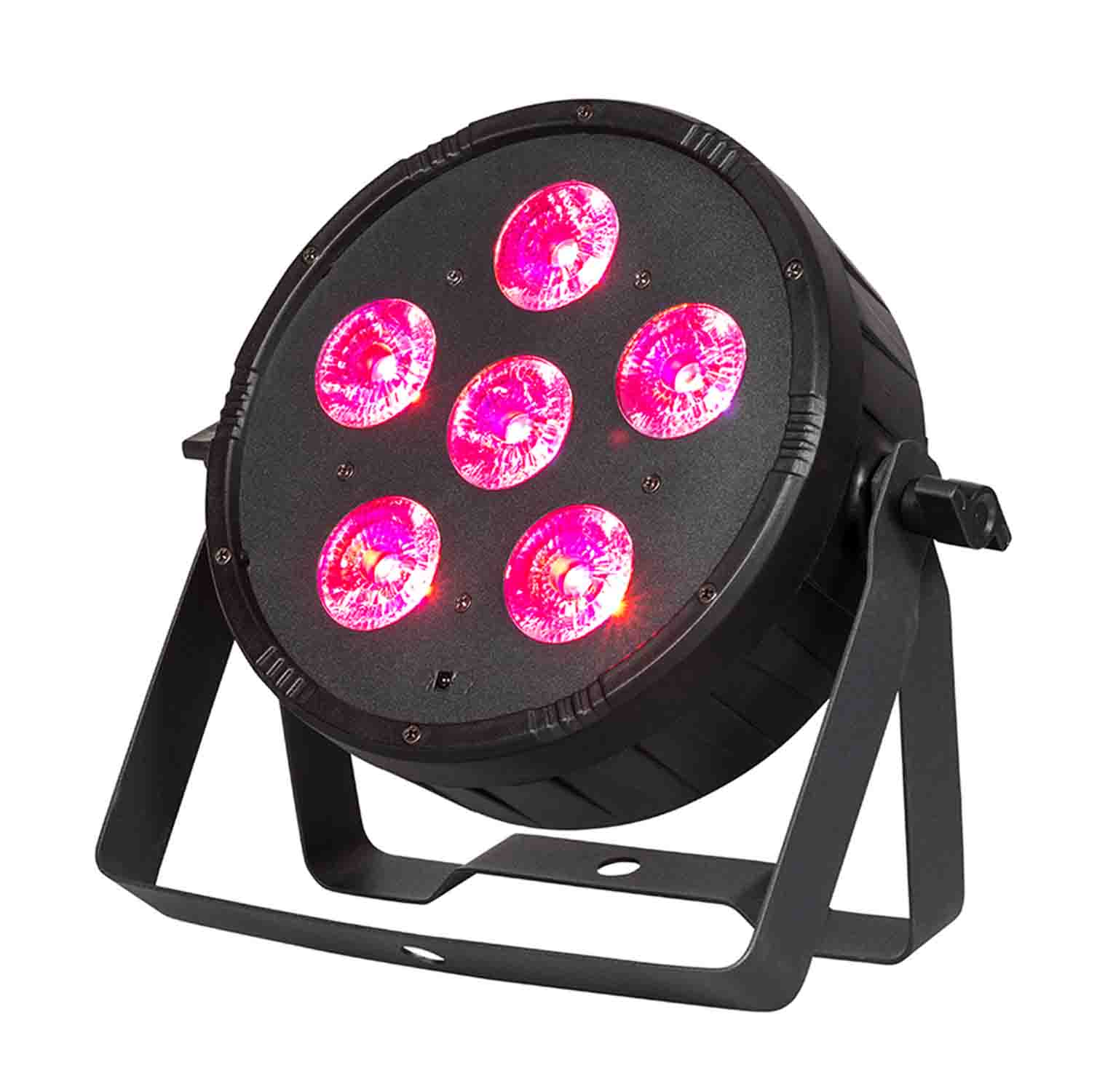 ColorKey CKU-2250 VividPar Hex 6, Hex-Colored RGBAW+UV LED Wash Light - Hollywood DJ