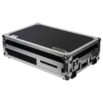 Odyssey FZGS1BM10W Reversible 10″ Format DJ Mixer and One Battle Position Turntable Coffin Flight Case with Glide Platform - Hollywood DJ