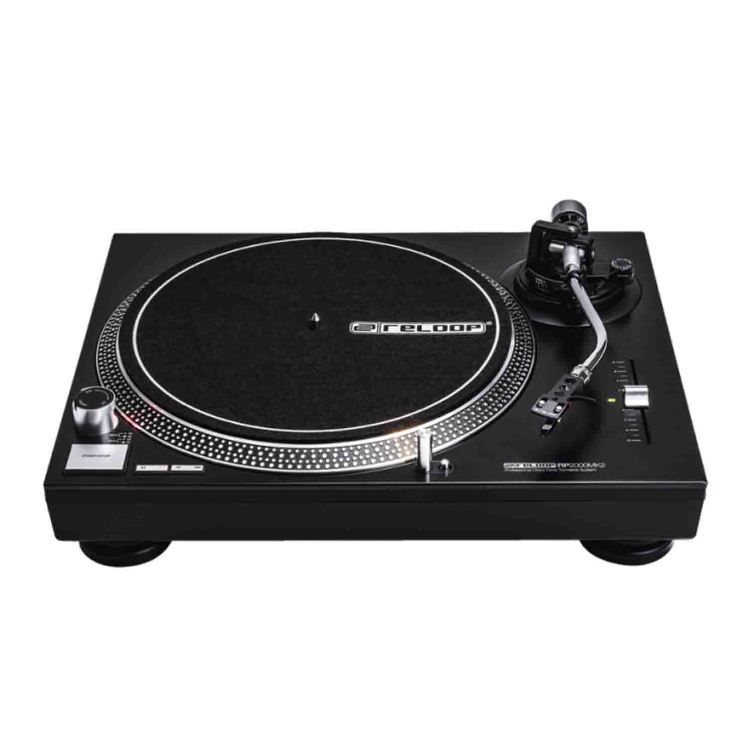 Reloop RP-2000 MK2 Dual DJ Turntable Package with Cases - Hollywood DJ