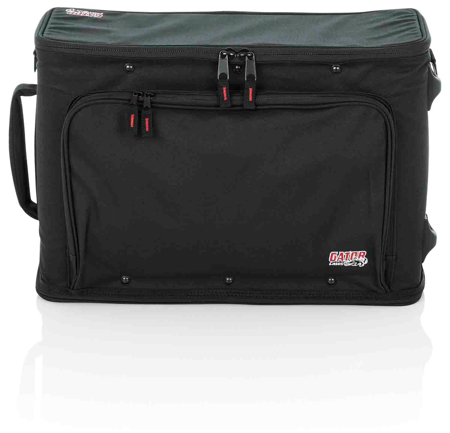 Gator Cases GR-RACKBAG-2UW, 2U Lightweight Rolling Rack Bag with Tow Handle and Wheels - Hollywood DJ