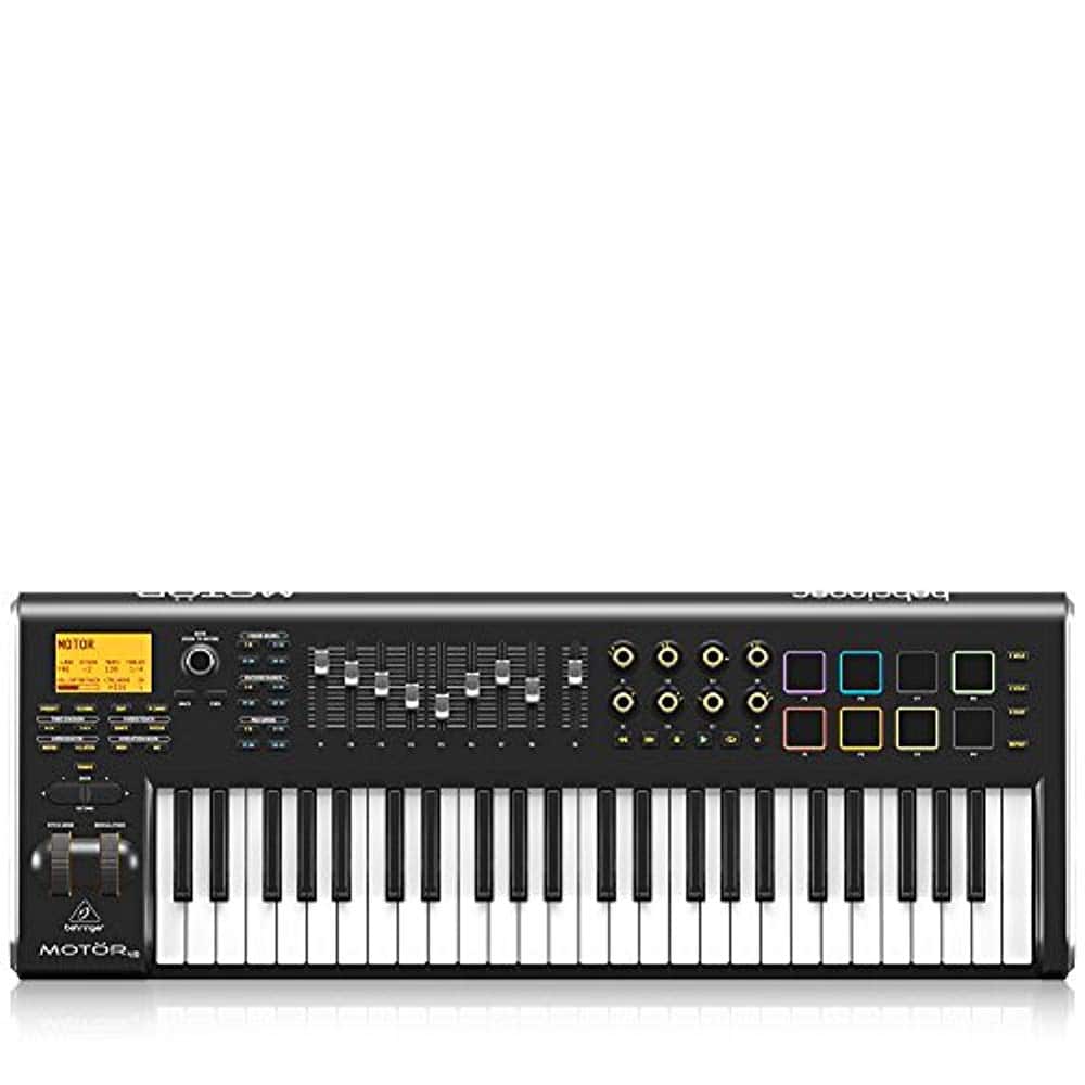 Behringer MOTOR-49, 49 Key USB/MIDI Master Controller Keyboard - Hollywood DJ