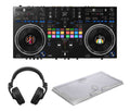 Pioneer DDJ-REV7, 2-Channel DJ Controller Package with Decksaver Cover and Pioneer Headphones - Hollywood DJ