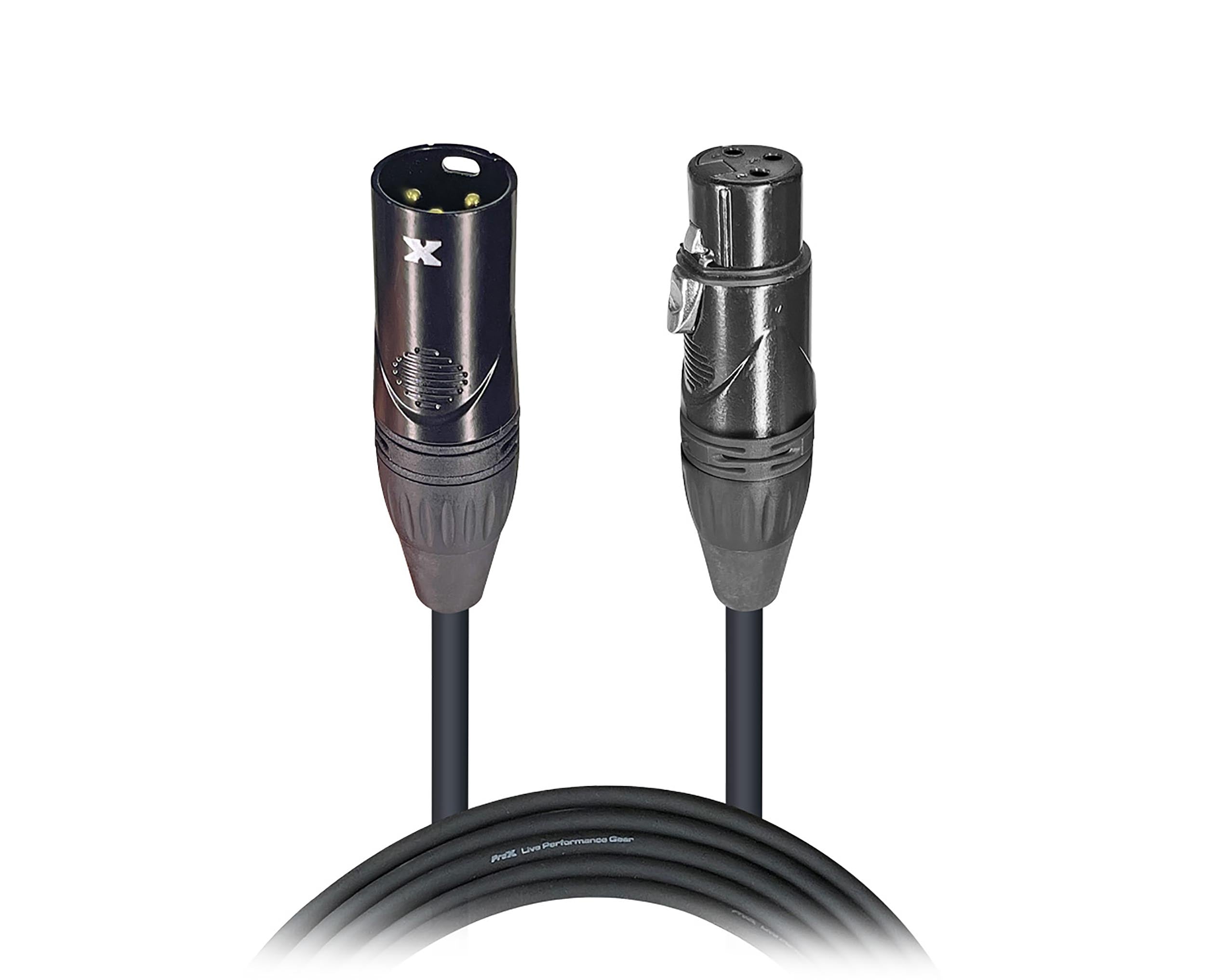 ProX XC-DMX100, DMX XLR3-M to XLR3-F High Performance Cable - 100 Feet by ProX Cases