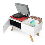 Glorious Turntable Lowboard - White - Hollywood DJ