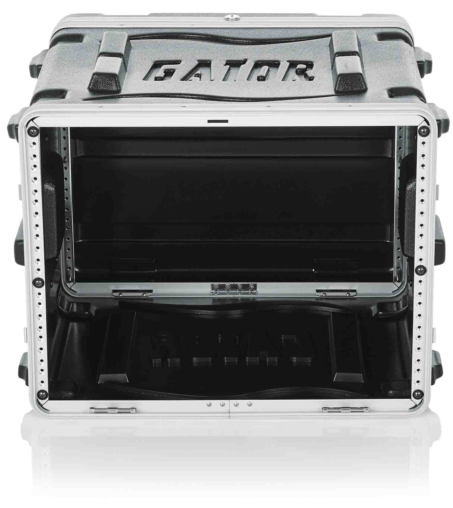 Gator Cases GR-8L Standard Molded 8U Audio Rack Case 19″ Deep - Hollywood DJ