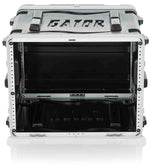 Gator Cases GR-8L Standard Molded 8U Audio Rack Case 19″ Deep - Hollywood DJ