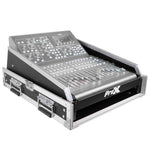 ProX T-2MRSS13ULT DJ Combo Flight Case For 13U Top Mixer-DJ and 2U Rack With Laptop Shelf ProX Cases