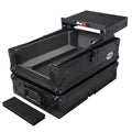 ProX XS-DJMS7LTBL Flight Case for Pioneer DJM-S7 Mixer with Sliding Laptop Shelf - Black on Black