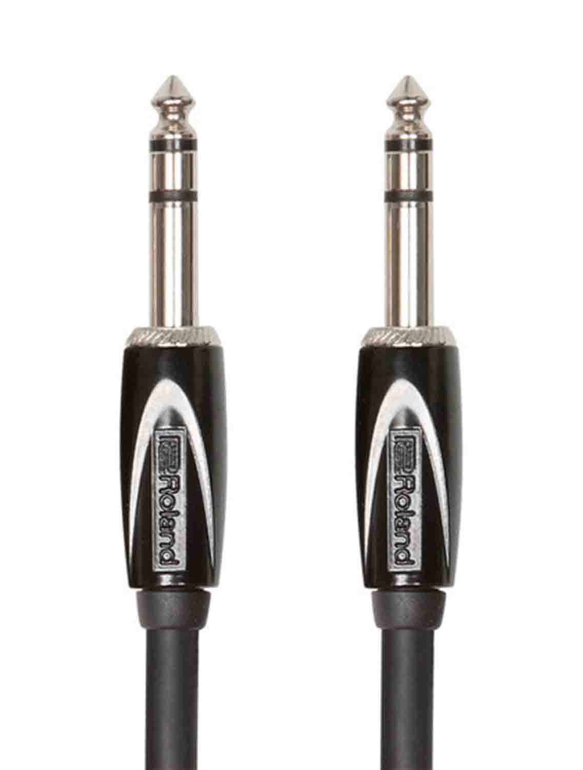 Roland RCC-5-TRTR, Interconnect Cable 1/4-Inch TRS to 1/4-Inch TRS - 5 Feet - Hollywood DJ