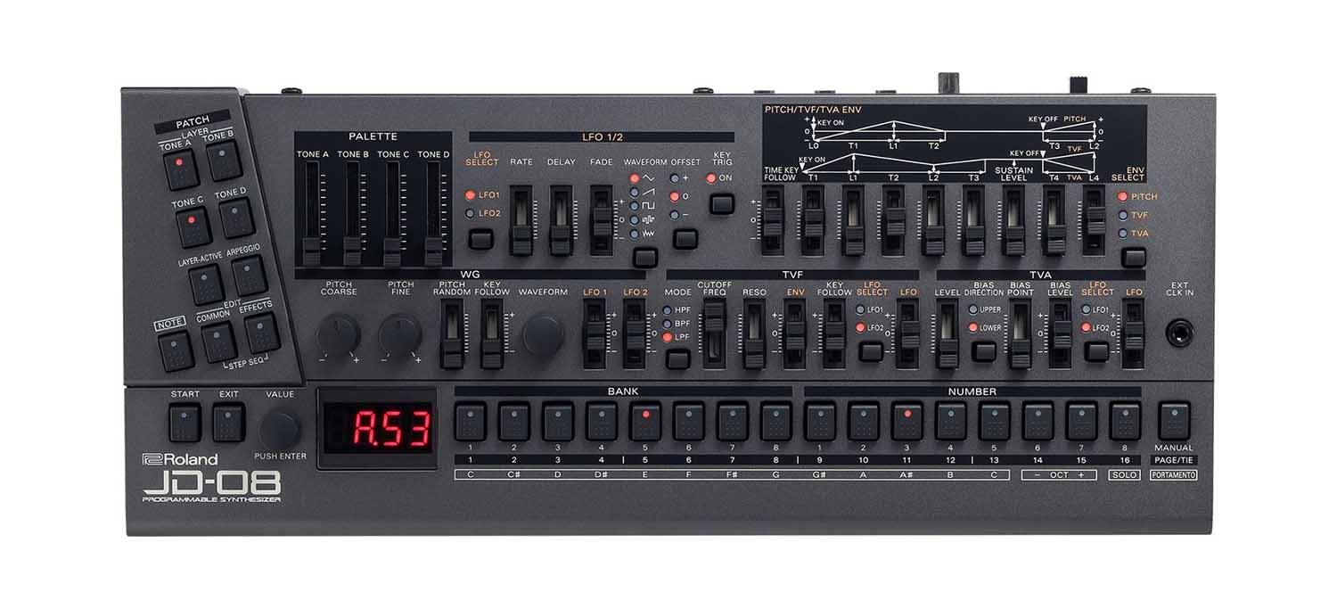 Roland JD-08 Boutique Series JD-800 Sound Module - Hollywood DJ