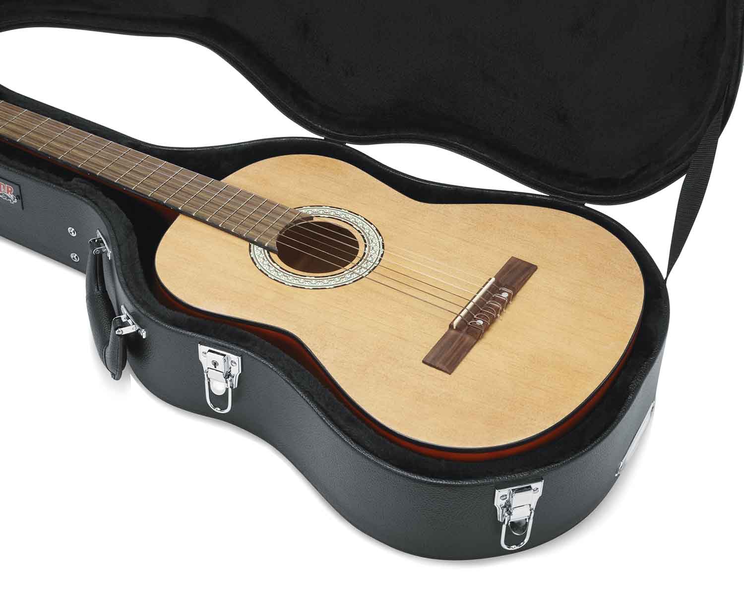 Gator Cases GW-CLASSIC Deluxe Wood Case for Classical Guitars - Hollywood DJ