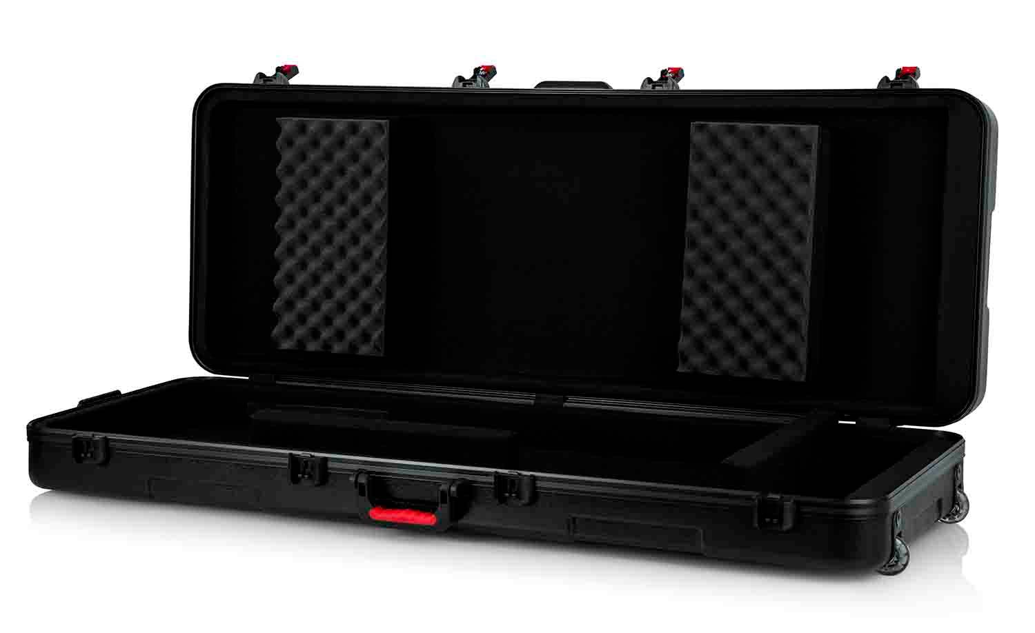 Gator Cases GTSA-KEY76 Keyboard Case for 76-note Keyboards with Wheels - Hollywood DJ
