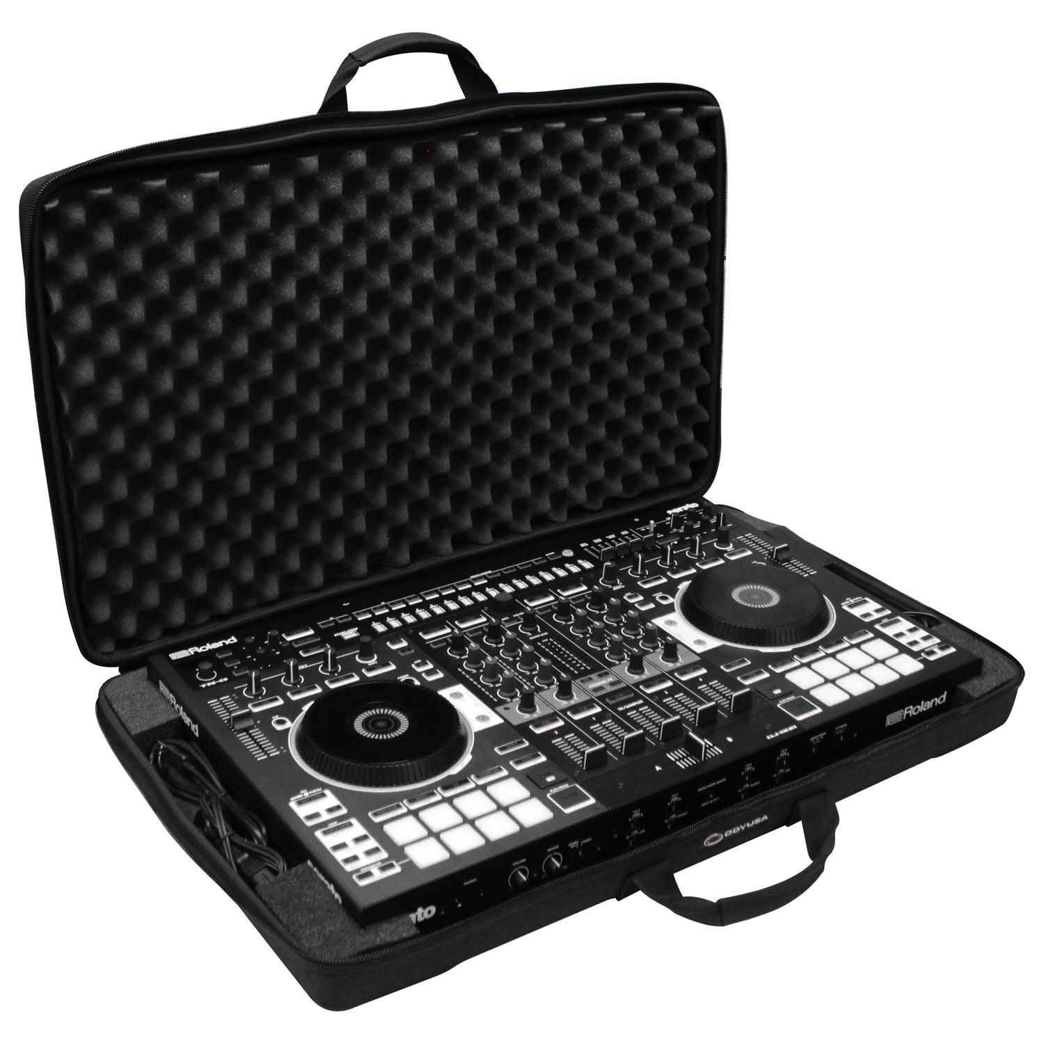 Odyssey BMSLRODJ808 EVA Molded Carrying Bag For Roland DJ-808 DJ Controller - Hollywood DJ