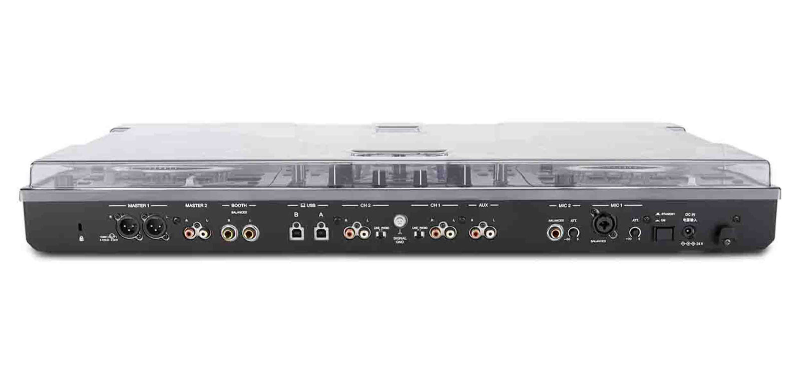 Pioneer DDJ-REV7, 2-Channel DJ Controller Package with Decksaver Cover, Magma CTRL Case and Headliner Laptop Stand - Hollywood DJ