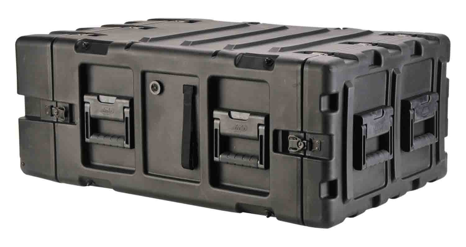 SKB Cases 3RR-4U24-25B 4U 24-inch Deep RR Series Shock Rack Case - Hollywood DJ