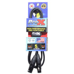ProX XC-DMX05, DMX XLR3-M to XLR3-F High Performance Cable - 5 Feet by ProX Cases
