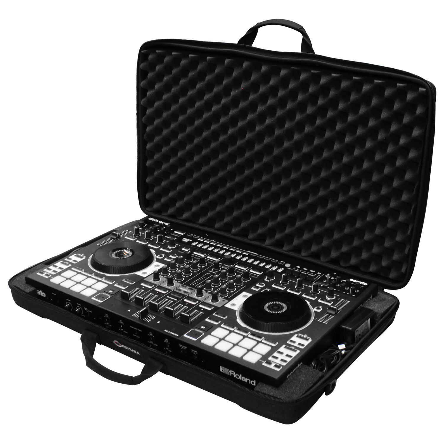 Odyssey BMSLRODJ808 EVA Molded Carrying Bag For Roland DJ-808 DJ Controller - Hollywood DJ