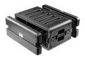 Odyssey VR4SMIC4ZP, Watertight 4U Rack Case with 4 Microphone Compartments Odyssey