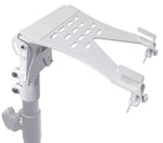 ProX X-LTF01WH Laptop Shelf Tray for Monitor VESA Arm Mount - White - Hollywood DJ