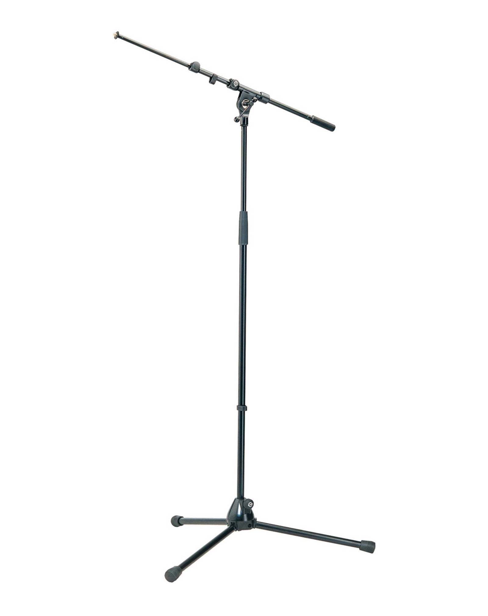 K&M Telescoping Boom Microphone Stand - Black K&M